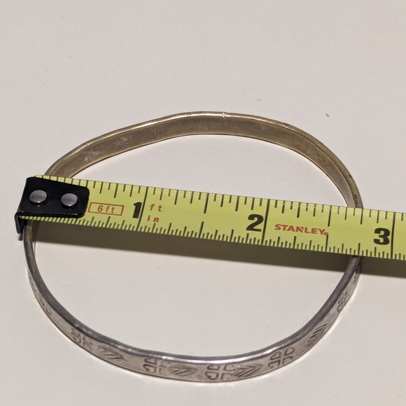 Vintage Mexican Silver Bracelet - Picture 5 of 6